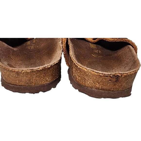 Birkenstock Zurich Suede Sandals Brown EU40 W8.5 M7.5 Brown - Picture 3 of 6